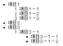 list
